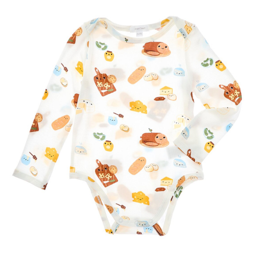 Charcuterie Long Sleeve Bamboo Bodysuit