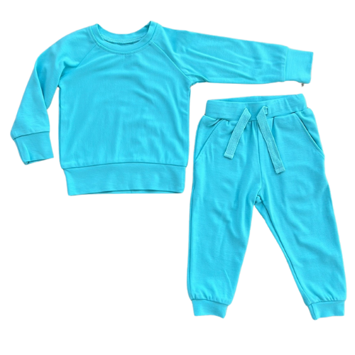 Bamboo Jersey Long Sleeve Jogger Set