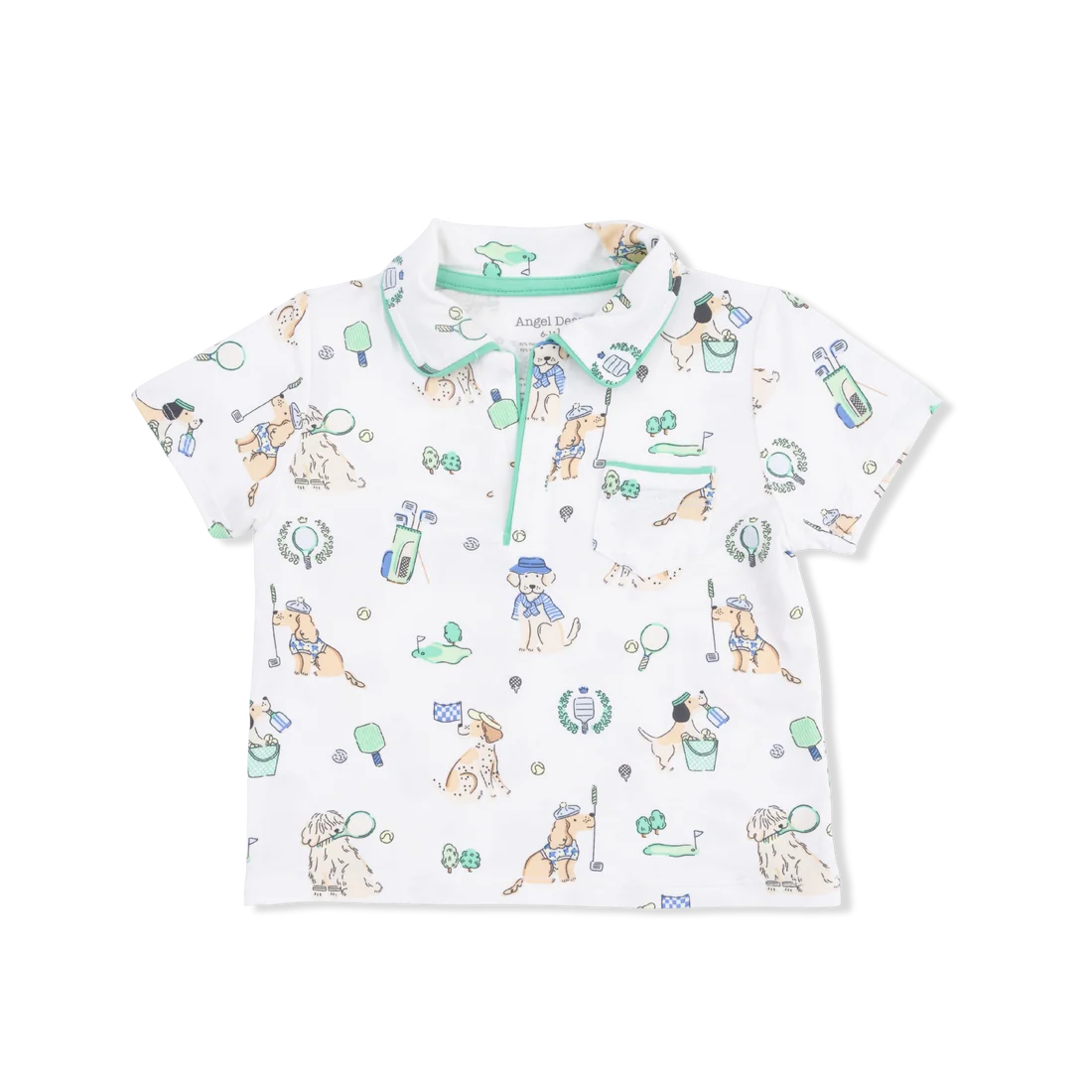 Country Club Dogs Neutral Polo with Casual Short & Bucket Hat