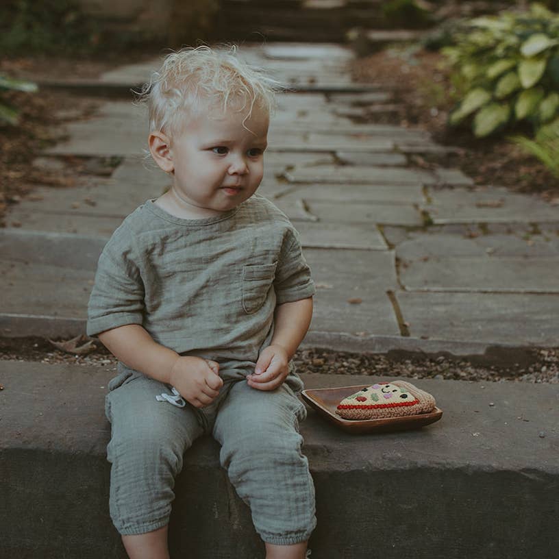 Pretend Play Food Rattle -  Pizza Slice