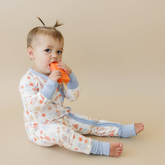 Popsicles Bamboo Zippy Romper Summer Baby Pajamas