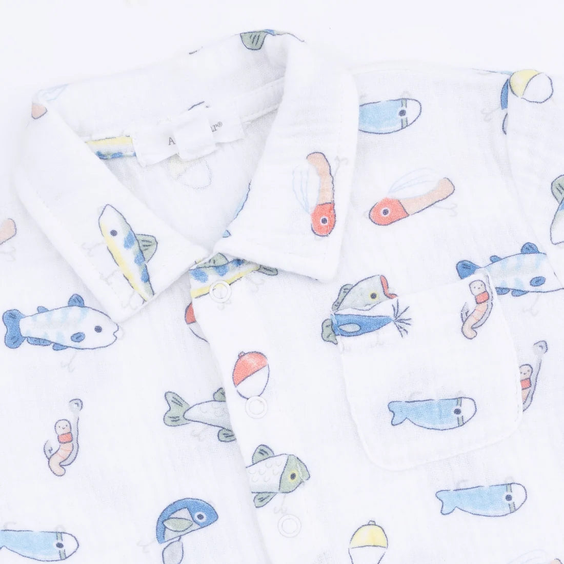 Fishing Lures - Polo Button Up with Casual Short