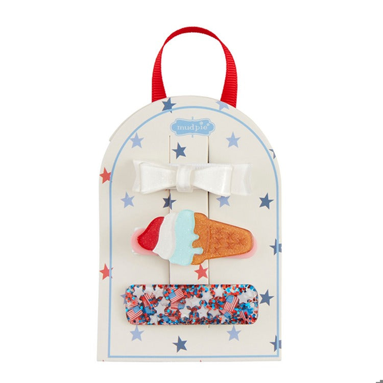 Bow Fourth Hair Clips