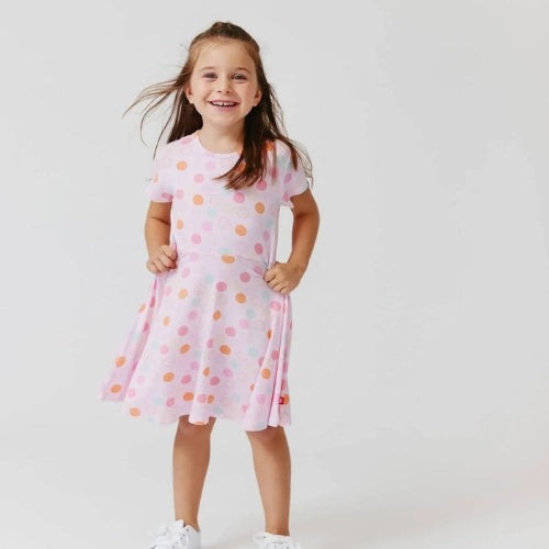 Pink Smile Modal Magnetic Dress