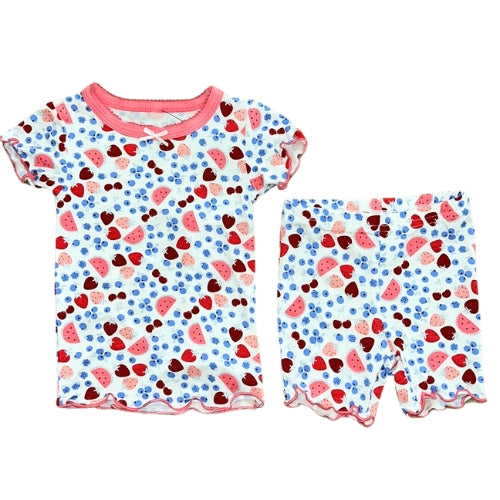 Americana Berries Bamboo Pajama Short Set