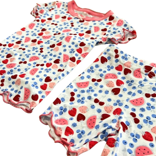 Americana Berries Bamboo Pajama Short Set