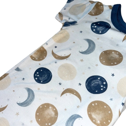 Stars and Moons Short Sleeve Bamboo Pajama Set