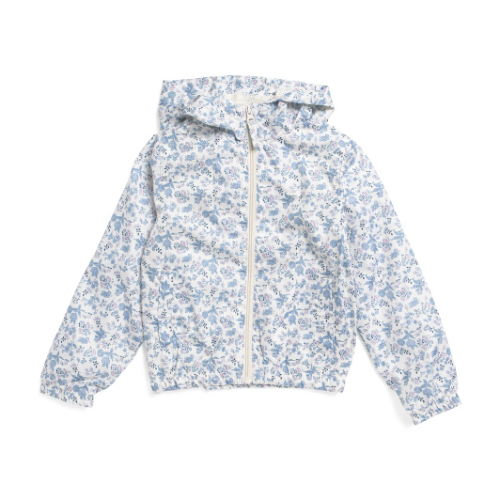 Ditsy Floral Lightweight Windbreaker Jacket