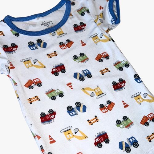 Construction Time Short Sleeve Pajama Set