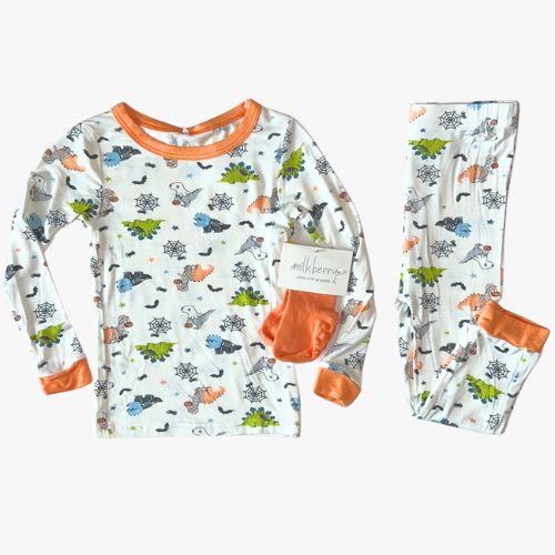 Spooky Saurus Long Sleeve Pajama Set