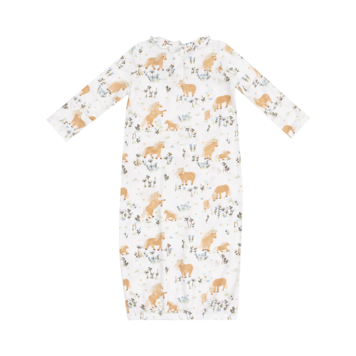 Pretty Ponies Bamboo Kimono Gown