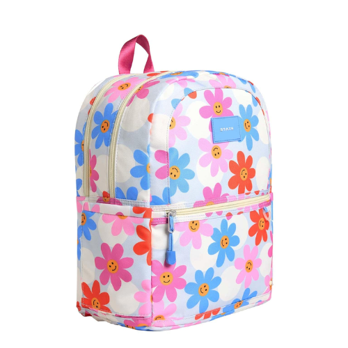Kane Large Double Pocket Backpack - Daisies