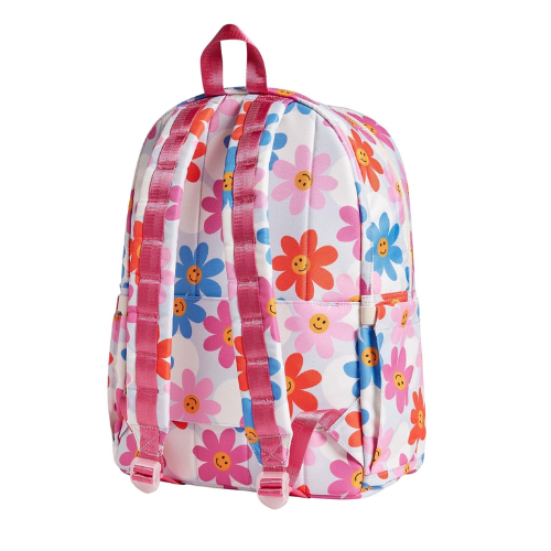 Kane Large Double Pocket Backpack - Daisies