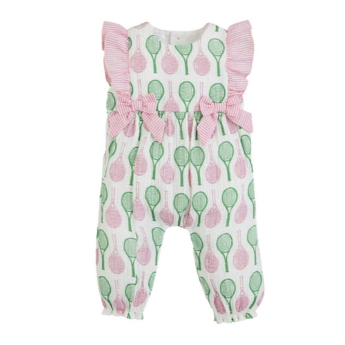 Tennis Print Baby Longall