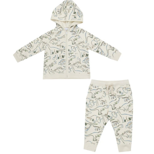 Hoodie And Jogger - Artsy Dinos