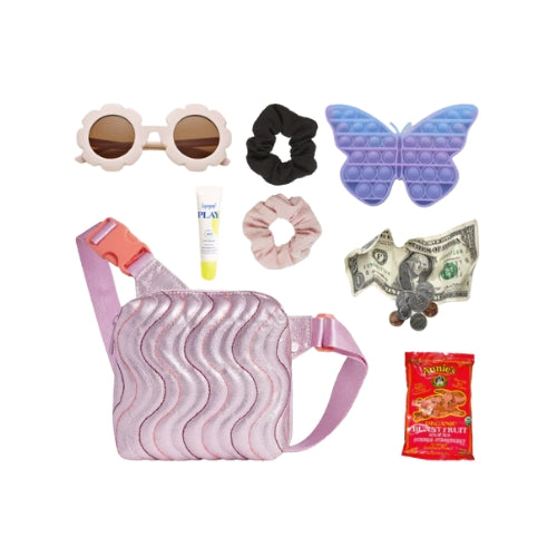 Sunny Fanny Pack - Metallic Lilac