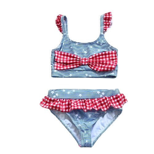 Americana Bikini Set with Star Sunglasses
