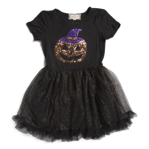 Witchy Pumpkin Tutu Dress