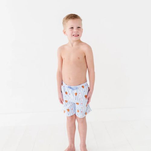Stripe Out Boys Swim Trunks