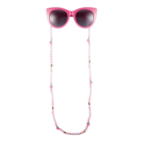 Strawberry Sunglasses and Chain Set