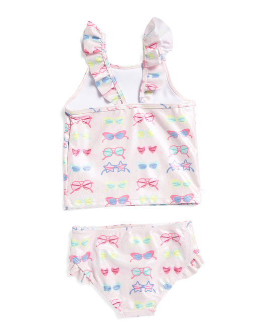 Foil Sunglasses Two-Piece Swimsuit