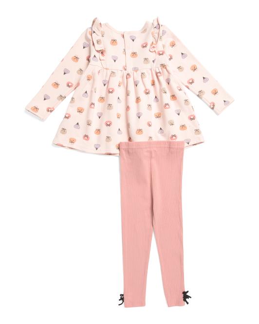 Pumpkin Bows Tunic and Leggings Set